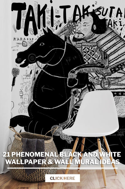 21 IDÉES DE PAPIERS PEINTS EN NOIR ET BLANC