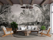 Secret River Black and White Wallpaper Mural