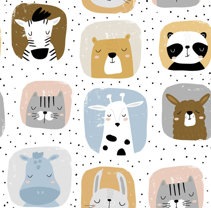 Papier Peint Animal Family