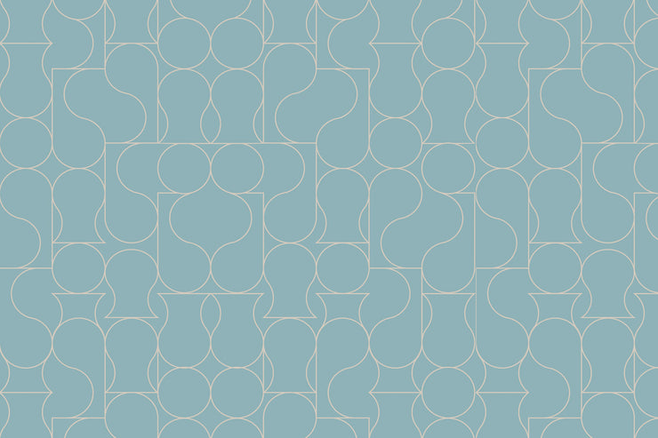 Papier Peint Cristal Bleu