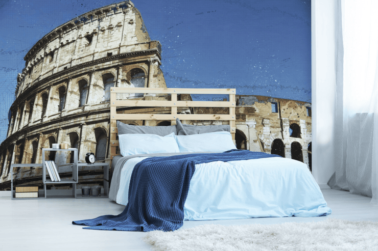 Abstract Colosseum Drawing Wall Mural-Abstract,Buildings & Landmarks,Category Details-Eazywallz