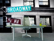 Broadway sign in New York City Wall Mural-Cityscapes,Urban,Buildings & Landmarks,Best Seller Murals,Featured Category-Eazywallz