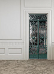 Classy Sao Paulo Door Mural-vintage-Eazywallz