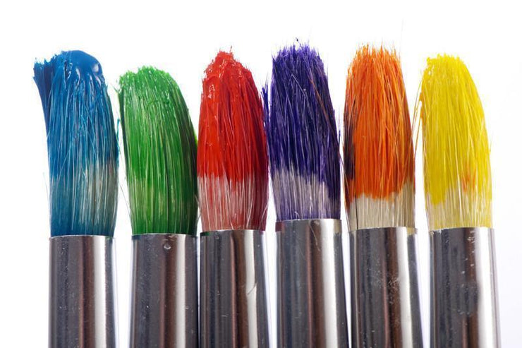 Colorful paintbrushes Wall Mural-Arts-Eazywallz