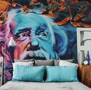 Einstein Street Art Wall Mural-Urban,Textures,Modern Graphics-Eazywallz