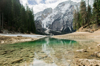 Lake & Mountains in Italy Wall Mural-Landscapes & Nature-Eazywallz