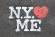 N.Y. loves me Wall Mural-Buildings & Landmarks,Urban,Textures,Words-Eazywallz