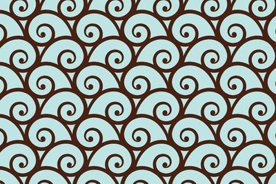 Shells pattern Wall Mural-Patterns-Eazywallz