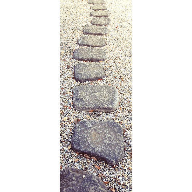Stone Way in Japan Door Mural-Zen-Eazywallz
