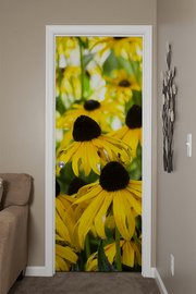 Sunflower Field Door Mural-Florals,Macro-Eazywallz