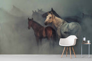 Papier Peint Photo Les Chevaux Perdus