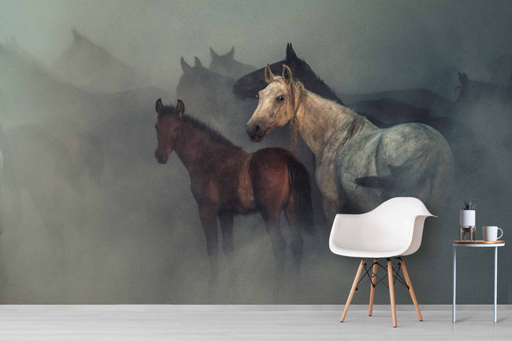 Papier Peint Photo Les Chevaux Perdus