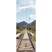 Train Rail Door Mural-Cityscapes,Transportation-Eazywallz