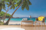 Tropical paradise at Maldives Wall Mural-Tropical & Beach-Eazywallz