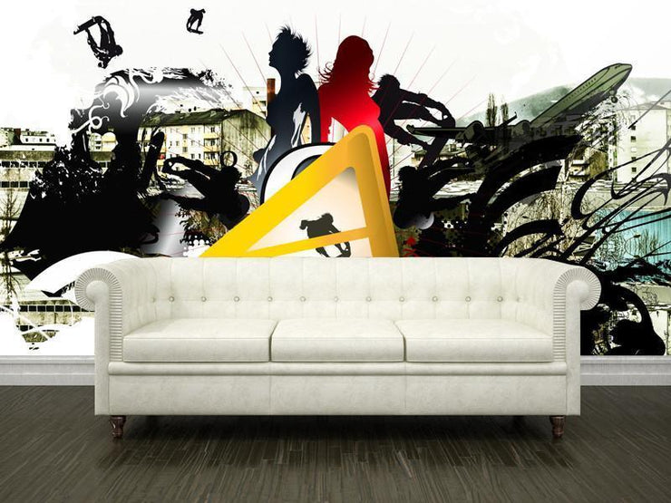 Urban lifestyle Wall Mural-Urban,Modern Graphics-Eazywallz