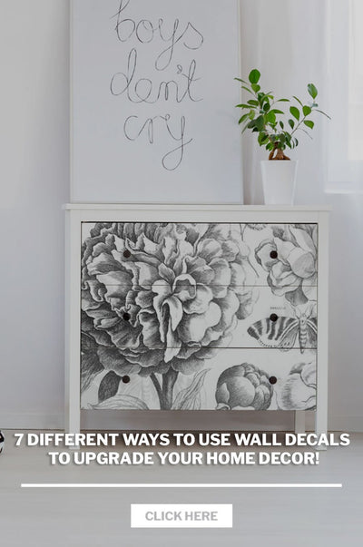 7 Different ways to use wall decals to upgrade your home decor!