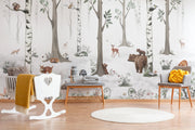 White Forest- Wall Mural