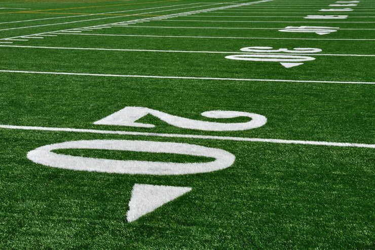 20 yard line on a football field Wall Mural-Sports-Eazywallz