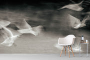 Photo Wallpaper Fluttering Gulls