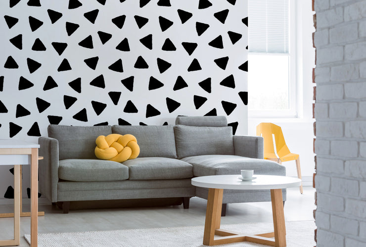 Dotted Triangle Wallpaper Mural