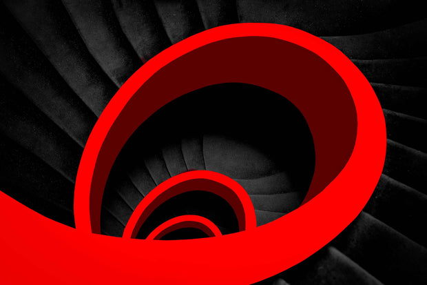Photo Wallpaper Red Spiral