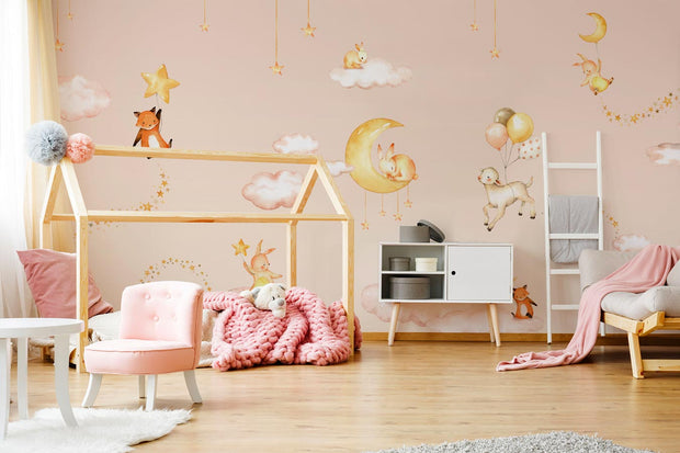 Sweet Dreams Pink Wall Mural