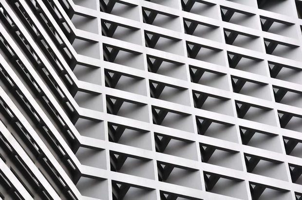 Abstract Architecture Mural-Abstract,Black & White,Buildings & Landmarks,Urban-Eazywallz