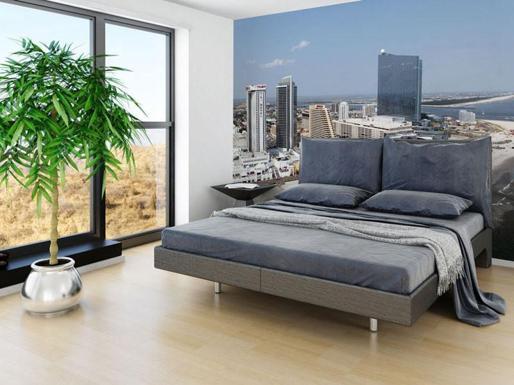 Atlantic City Skyline Wall Mural-Cityscapes-Eazywallz