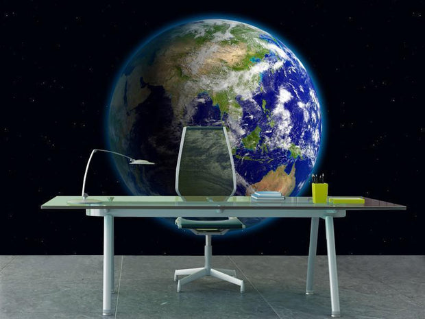 Beautiful Planet Earth Wall Mural-Space-Eazywallz