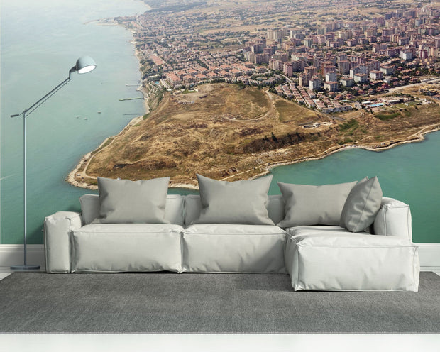 Bird's Eye View Wall Mural-Cityscapes-Eazywallz