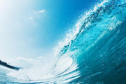 Blue ocean wave Wall Mural-Landscapes & Nature,Sports-Eazywallz