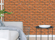 Brown Brick Removable Wallpaper-wallpaper-Eazywallz