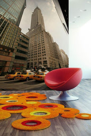 Busy Manhattan Wall Mural-Buildings & Landmarks,Cityscapes,Transportation,Urban,Featured Category-Eazywallz