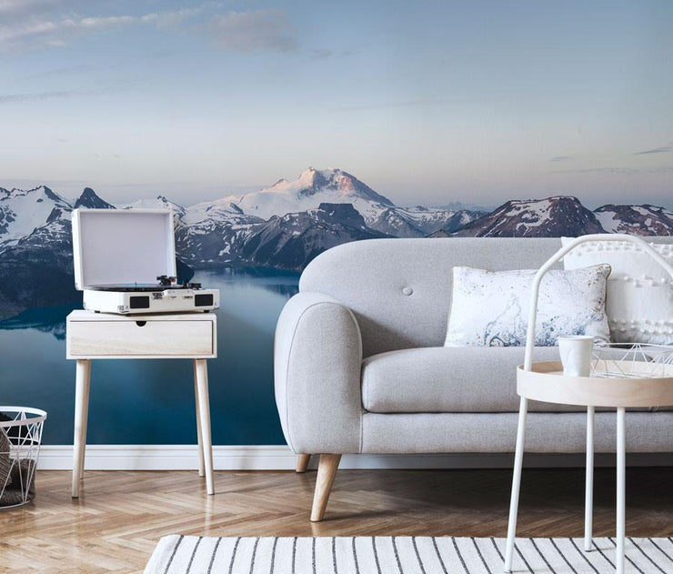 Canadian Mountain Views Wallpaper Mural-Landscapes & Nature-Eazywallz