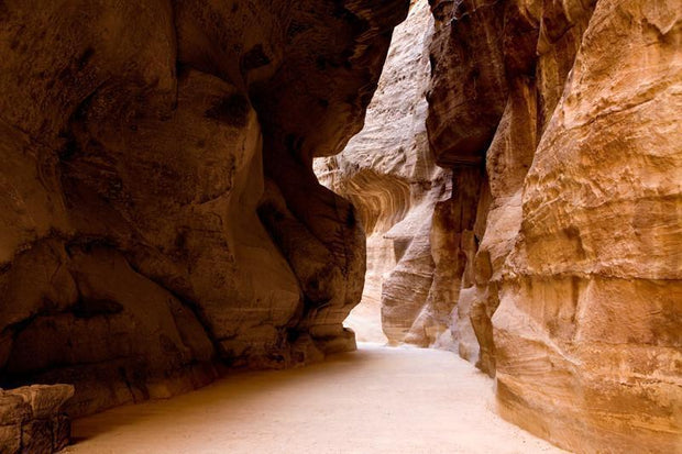 Canyon in Petra, Jordan Wall Mural-Buildings & Landmarks,Landscapes & Nature-Eazywallz