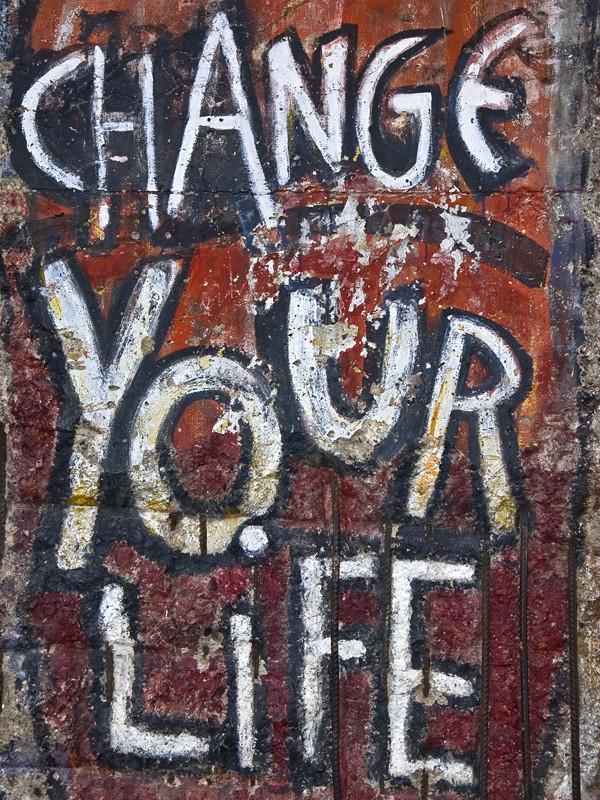 Change your life Wall Mural-Urban,Words-Eazywallz