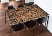 Chopped Wood Table Skin-Landscapes & Nature-Eazywallz