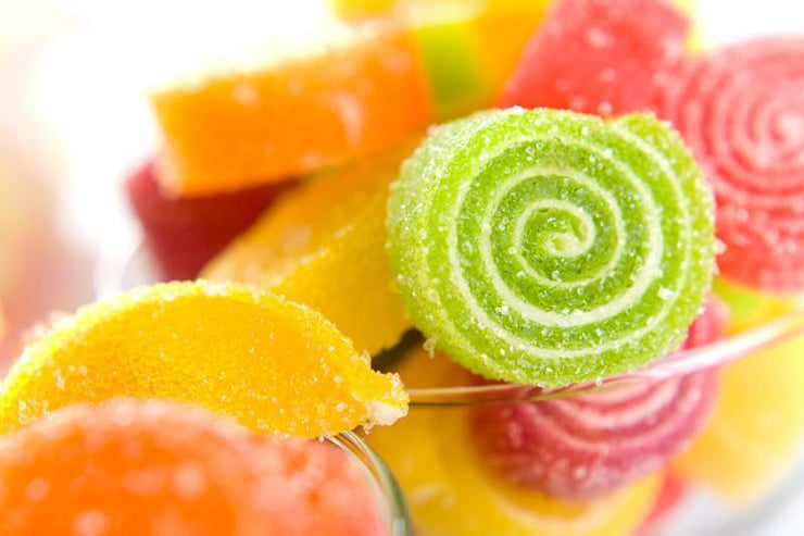 Colorful spiral candies Wall Mural-Food & Drink,Macro-Eazywallz