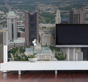 Columbus, Ohio Skyline Wall Mural-Cityscapes-Eazywallz