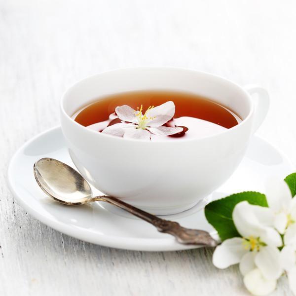 Cup of tea with a flower Wall Mural-Food & Drink,Zen,Featured Category of the Month-Eazywallz