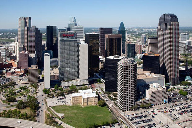 Dallas, Texas Skyline Wall Mural-Cityscapes-Eazywallz