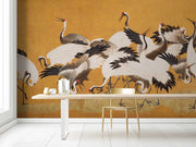 Décor panoramique design wall mural sion swan