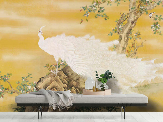 Wall Mural Design Fuji Flutter, Jungle and Animals | artwallzparis.com