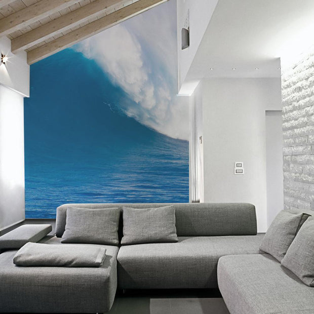 Deep Blue Wave Wall Mural-Landscapes & Nature,Sports,Tropical & Beach,Best Seller Murals-Eazywallz