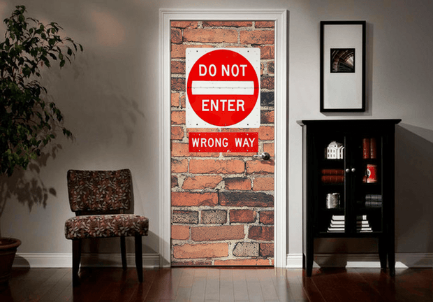Do not enter Door Mural-Urban-Eazywallz