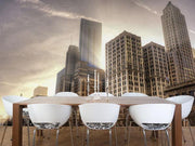Downtown Chicago Wall Mural-Buildings & Landmarks,Cityscapes,Urban,Staff Favourite Murals-Eazywallz