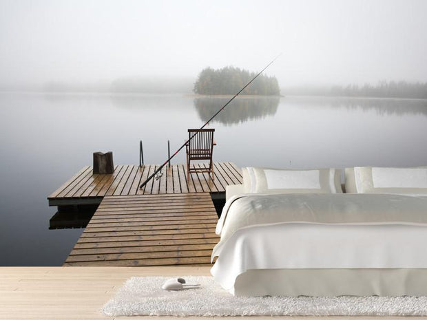 Early morning on the lake Wall Mural-Sports,Landscapes & Nature-Eazywallz