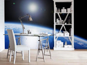 Earth from space Wall Mural-Sci-Fi & Fantasy,Space-Eazywallz