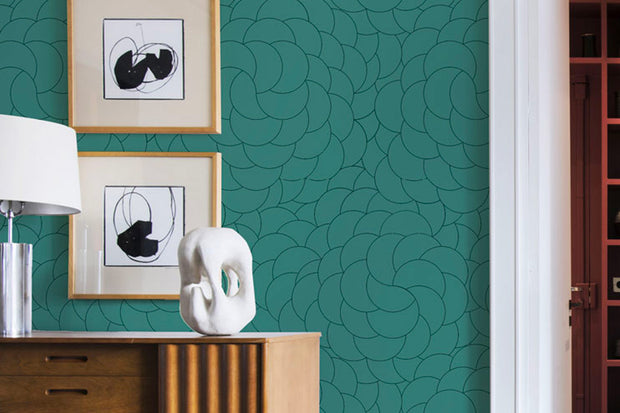 Emerald Mousse Wallpaper