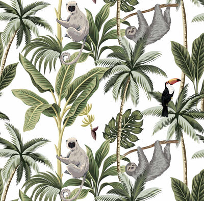 Exotic Jungle Animal Wallpaper
